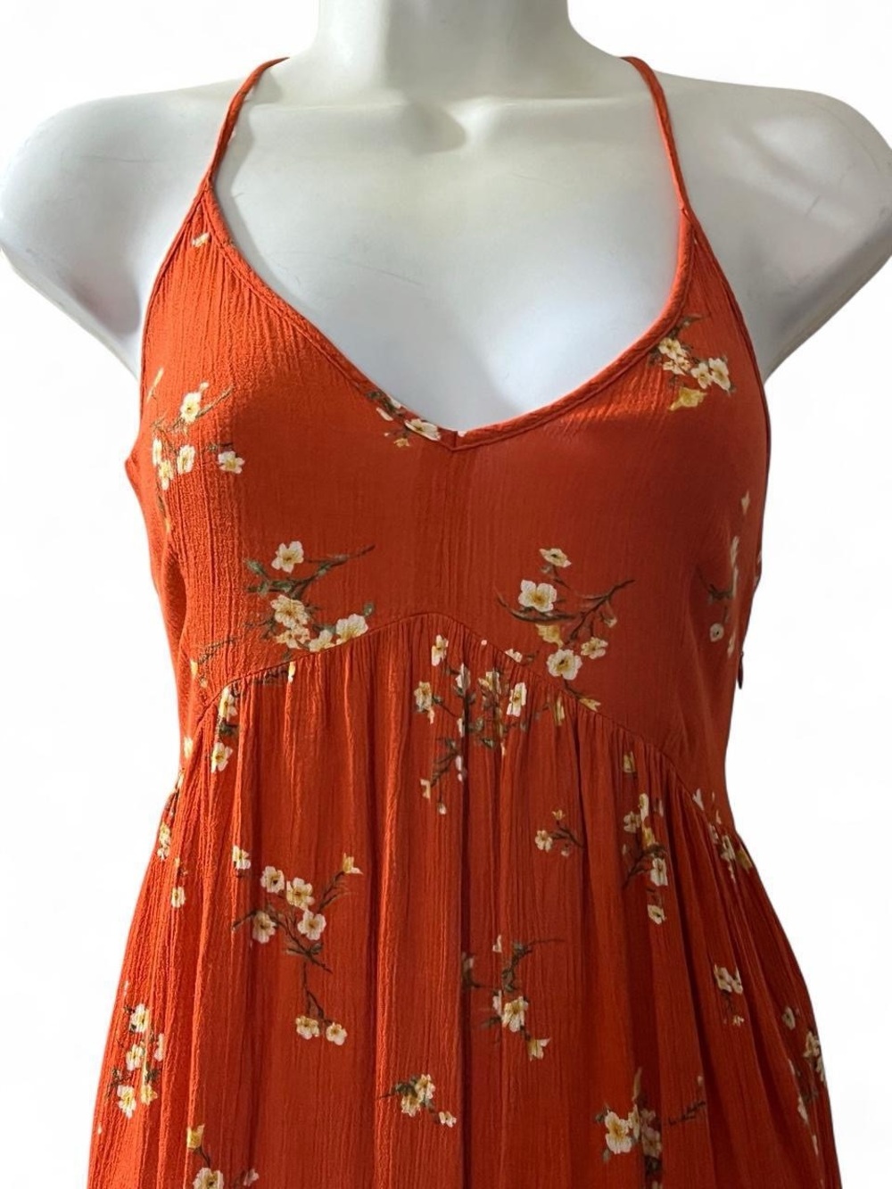 Forever 21 Rust Floral Mini Dress